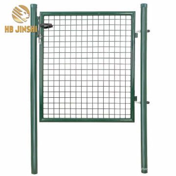 100x100 cm Powder Coated Green Color Wire Mesh Garden Gate Design Fence Door